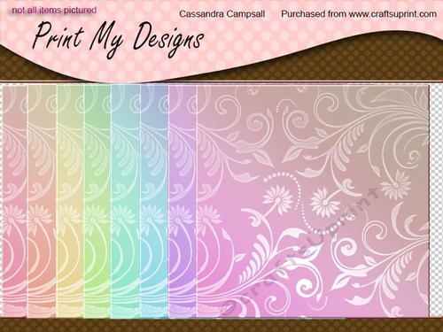 Floral backgrounds 8x8 300dpi png files cu4cu ok