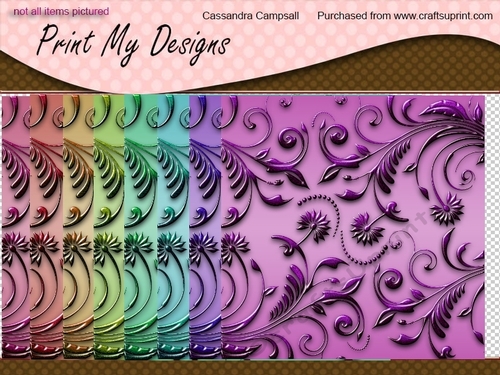 Floral backgrounds 8x8 300dpi png files cu4cu ok