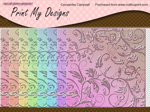 Floral backgrounds 8x8 300dpi png files cu4cu ok