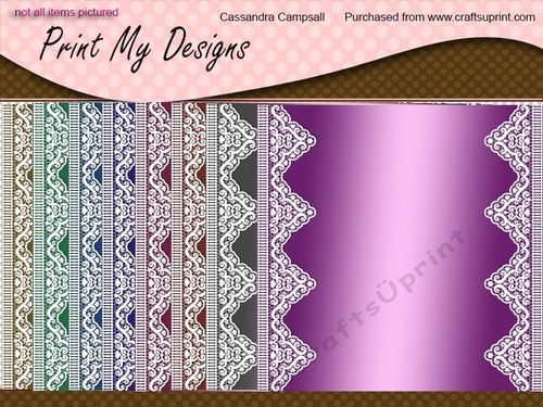 Lace background mat dolly designer resource 