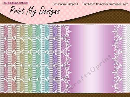 Lace background mat dolly designer resource 