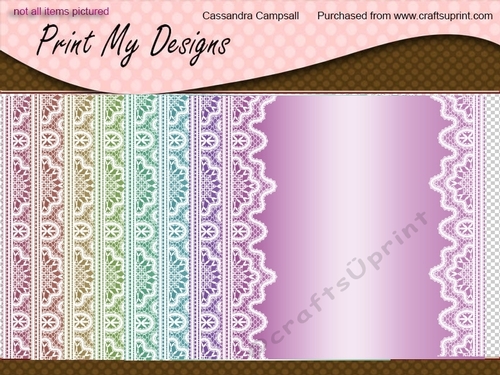 Lace background mat dolly designer resource 
