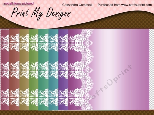 Lace background mat dolly designer resource 