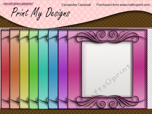Decorative frames 8x8 300dpi png files cu4cu ok
