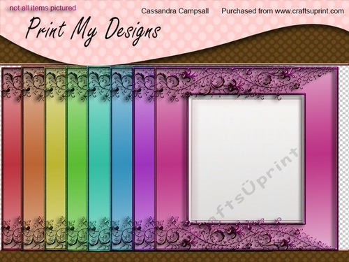 Decorative frames 8x8 300dpi png files cu4cu ok