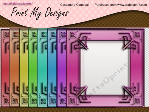 Decorative frames 8x8 300dpi png files cu4cu ok