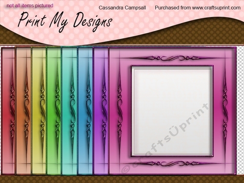 Decorative frames 8x8 300dpi png files cu4cu ok