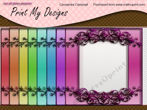 Decorative frames 8x8 300dpi png files cu4cu ok