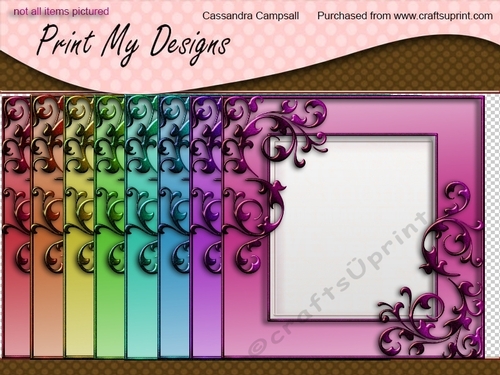 Decorative frames 8x8 300dpi png files cu4cu ok
