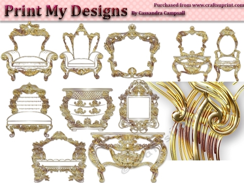 Fancy Gold furniture cu4cu ok