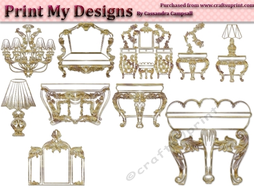 Fancy Gold furniture cu4cu ok
