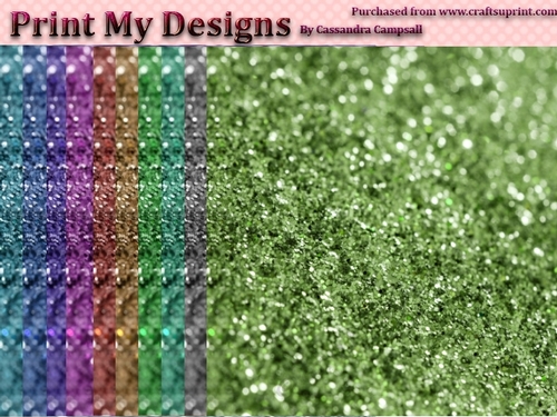 Perfect glitter papers CU4CU ok