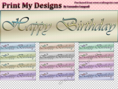 Brithday tags