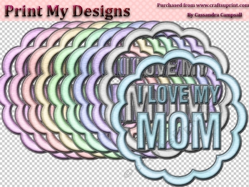 10 mum embellishments