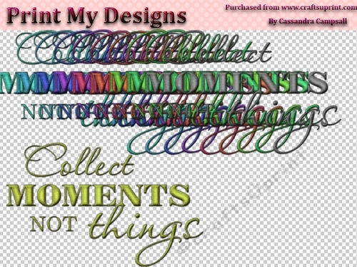 10 sentiments embellishments