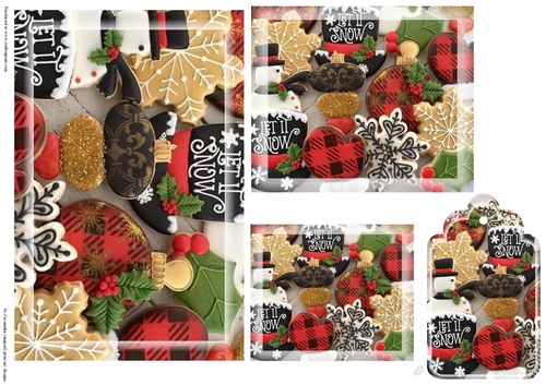 Christmas Toppers with tags 