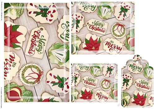 Christmas Toppers with tags 