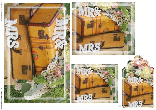 wedding Toppers with tags 
