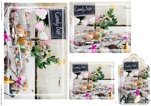 wedding Toppers with tags 