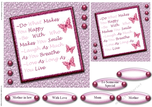 Mothers day Quick Card