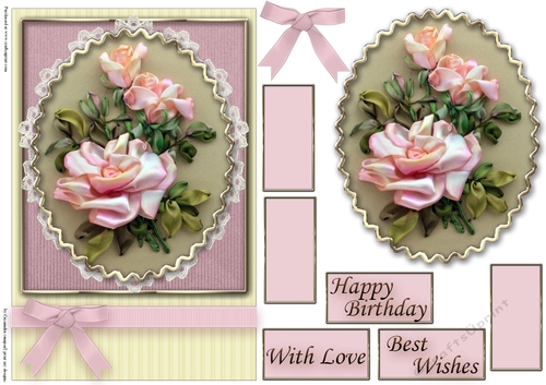 Birthday Floral Quick card