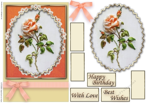 Birthday Floral Quick card