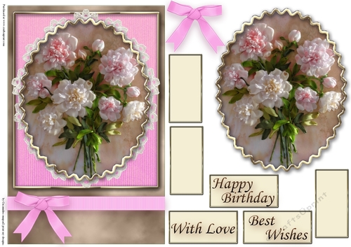 Birthday Floral Quick card