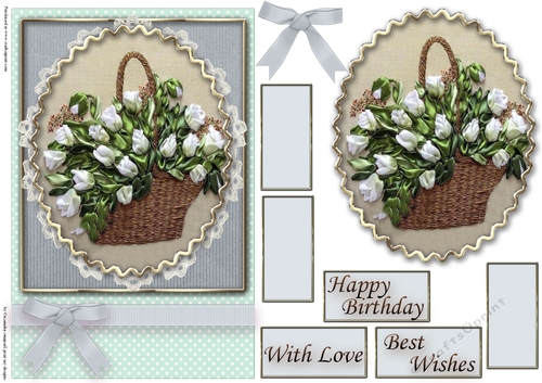 Birthday Floral Quick card