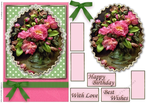Birthday Floral Quick card