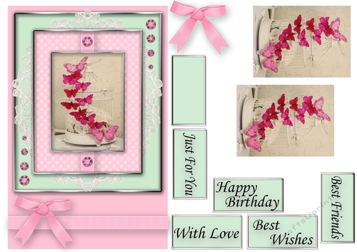 Shabby Chic Quick Card