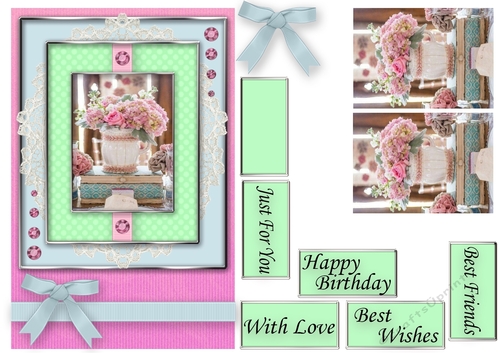 Shabby Chic Quick Card