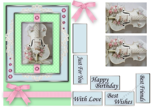 Shabby Chic Quick Card