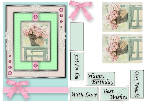Shabby Chic Quick Card