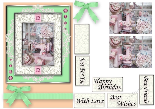 Shabby Chic Quick Card