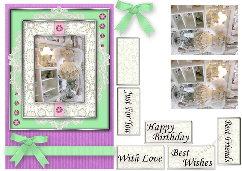 Shabby Chic Quick Card