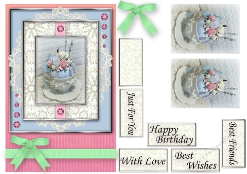 Shabby Chic Quick Card
