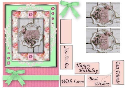 Shabby Chic Quick Card