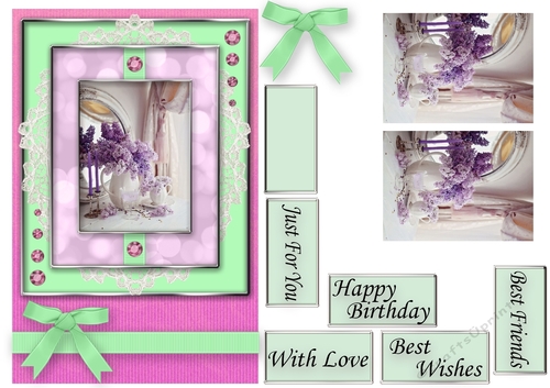 Shabby Chic Quick Card