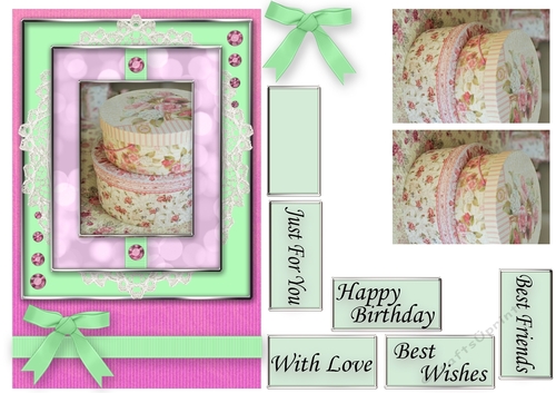 Shabby Chic Quick Card