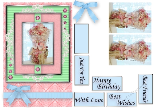 Shabby Chic Quick Card