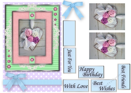 Shabby Chic Quick Card
