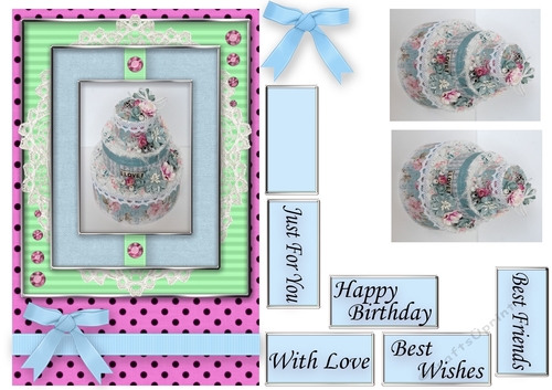 Shabby Chic Quick Card