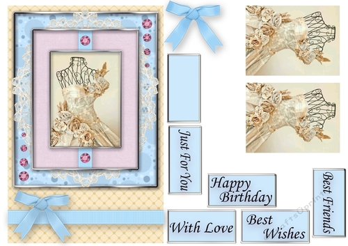 Shabby Chic Quick Card