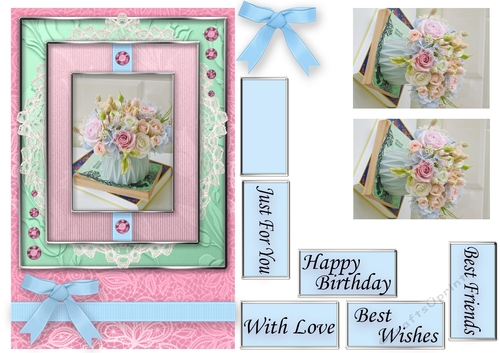 Shabby Chic Quick Card