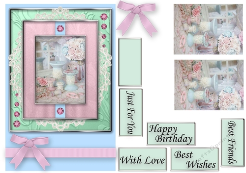 Shabby Chic Quick Card