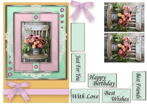 Shabby Chic Quick Card