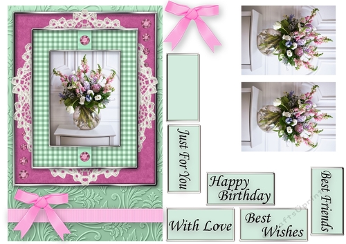 Shabby Chic Quick Card