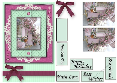 Shabby Chic Quick Card