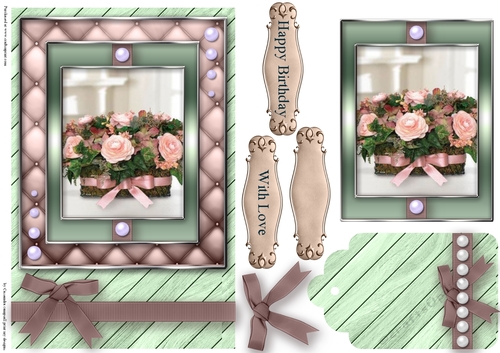 Birthday with love Quick Card