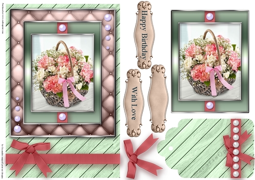 Birthday with love Quick Card